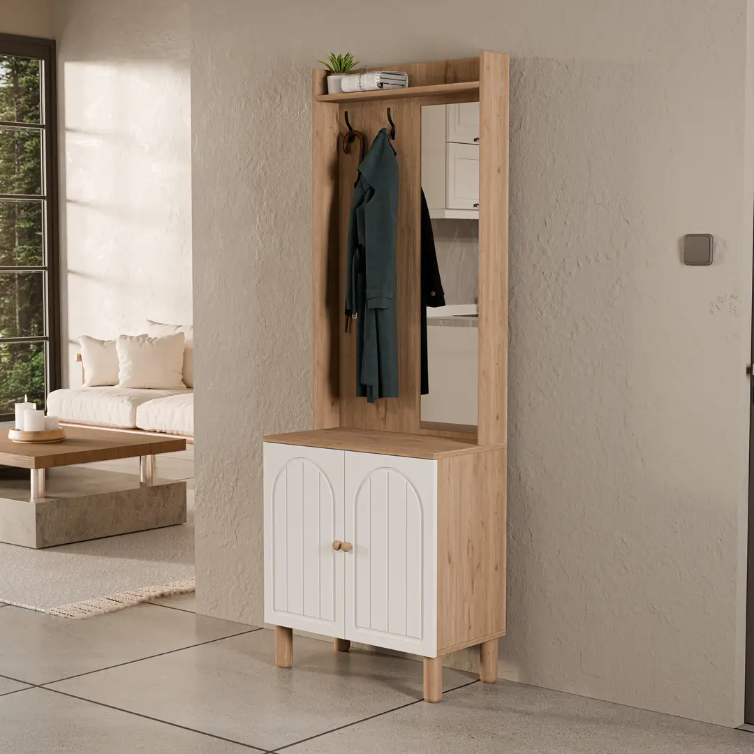 Έπιπλο Εισόδου Rapsody 5076, 70x35x195 εκ.,All4home